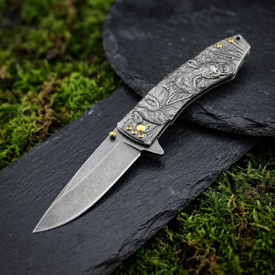 The Lone Wolf — EDC Folding Knife