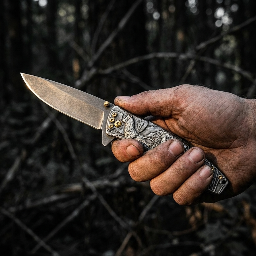 The Lone Wolf — EDC Folding Knife