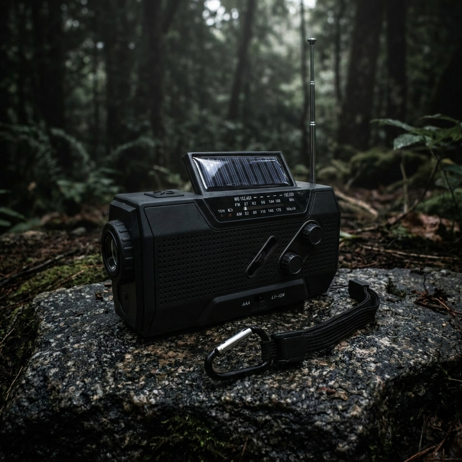 THE SIGNAL — Hand Crank Solar Emergency Radio