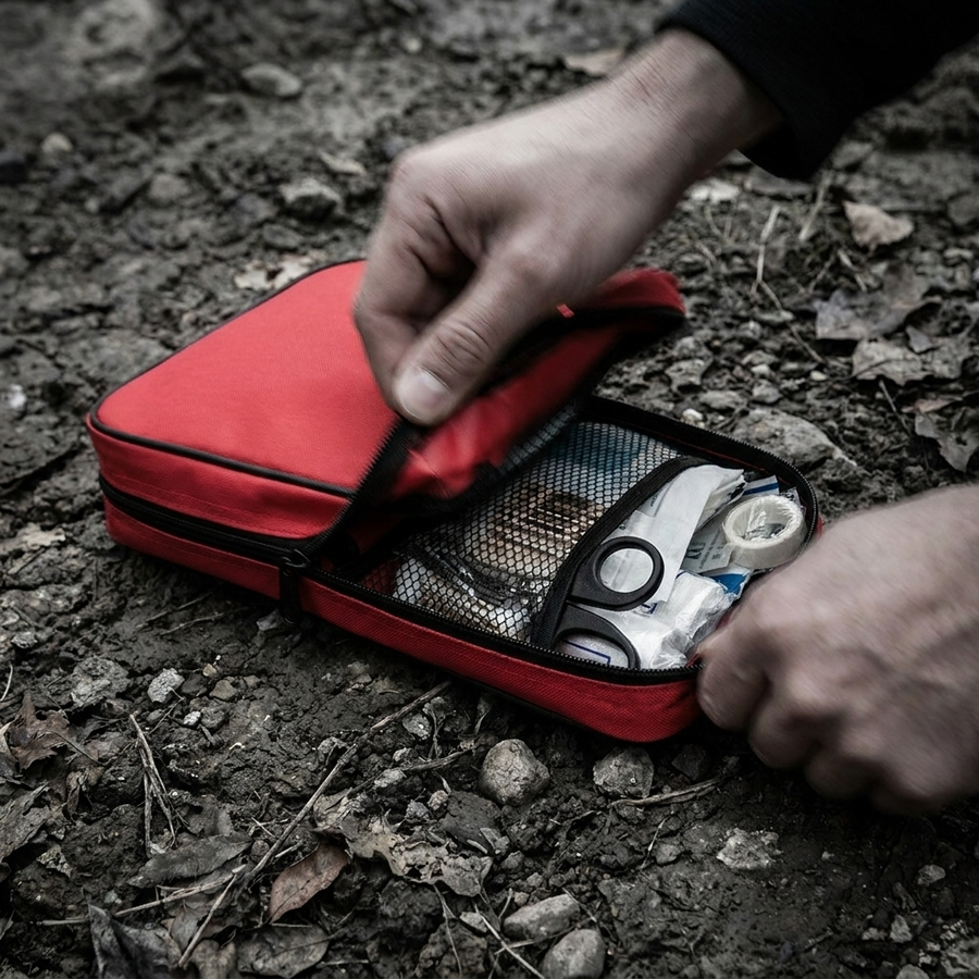 THE TRIAGE — 391-Piece First Aid Kit Bag