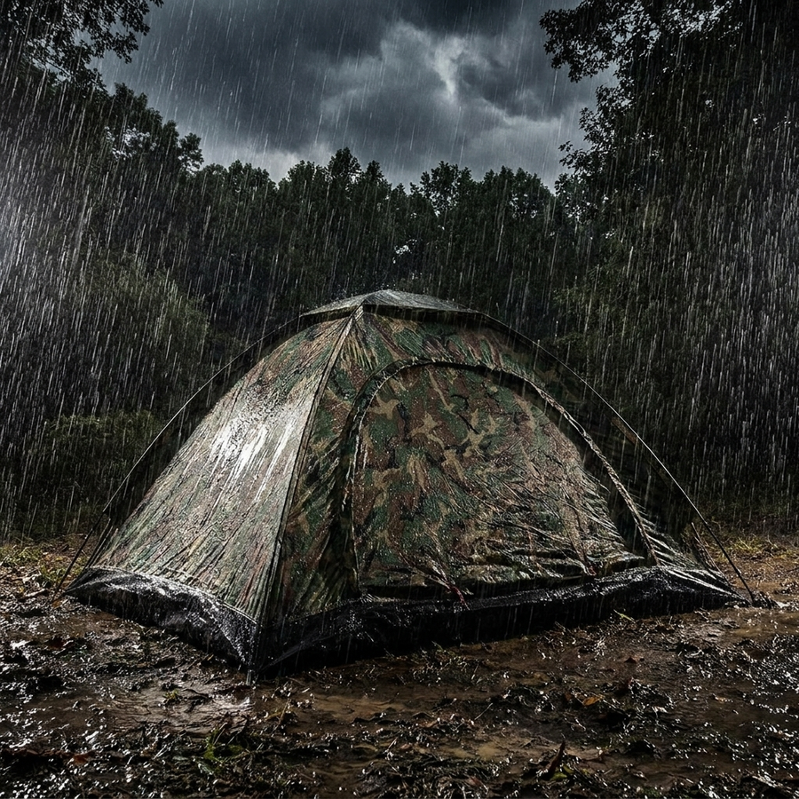 THE BLIND — CAMOUFLAGE WATERPROOF SURVIVAL TENT